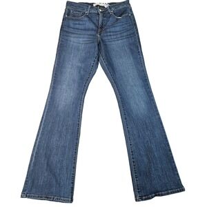 Levi Strauss Signature Mid Rise Bootcut Jeans Womens 12 W31 L34 Blue Denim